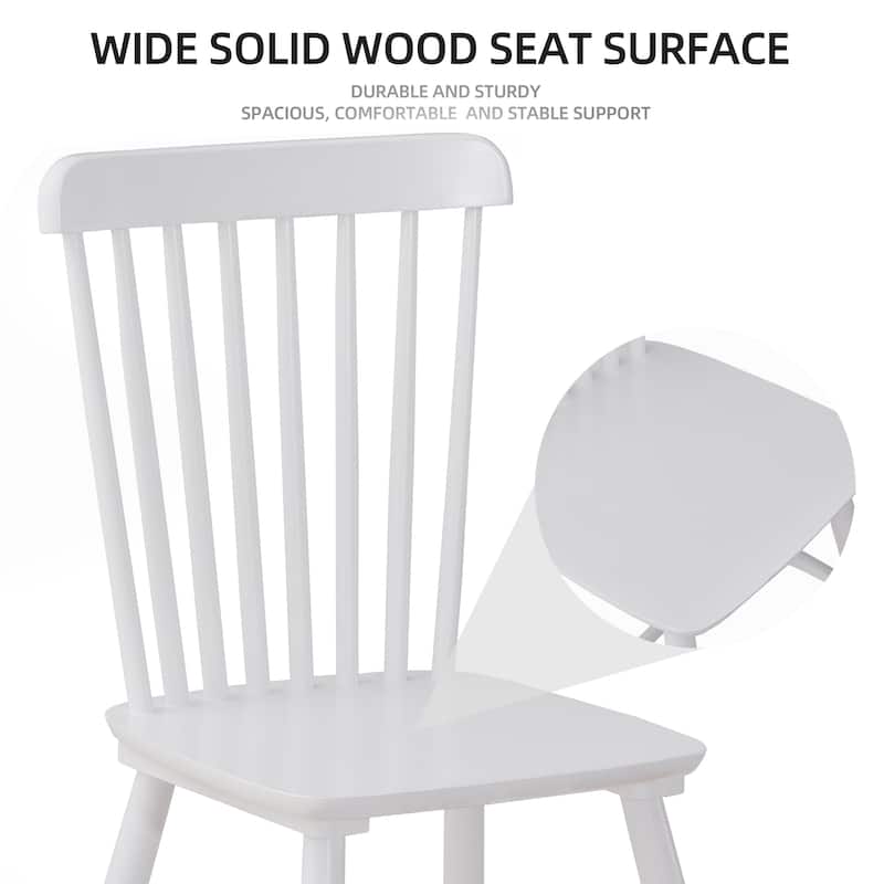 4 Pieces of Dining Chair,Rubber Wood Material, Dining Chair, Solid Wood Chair, Solid Wood Dining Table Chair, Living Room Chair