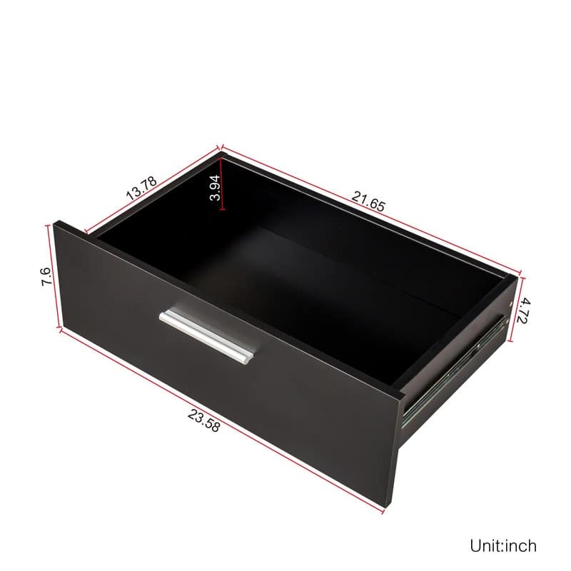 Space-saving 8-Drawer Double Dresser