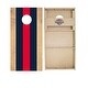 preview thumbnail 1 of 4, Navy and Red Classic Stripes Regulation 2x4 Cornhole Board Set All-Weather - Include Carrying Case