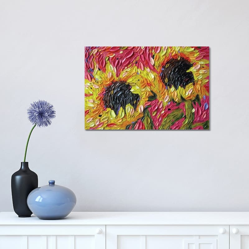 iCanvas "Fiesta Sunflowers" by Dena Tollefson Canvas Print - 12x18x1.5