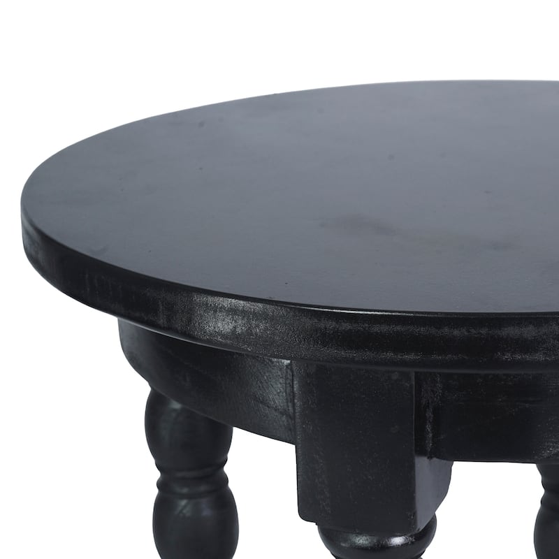 Emily Bobbin Leg Side Table by East at Main