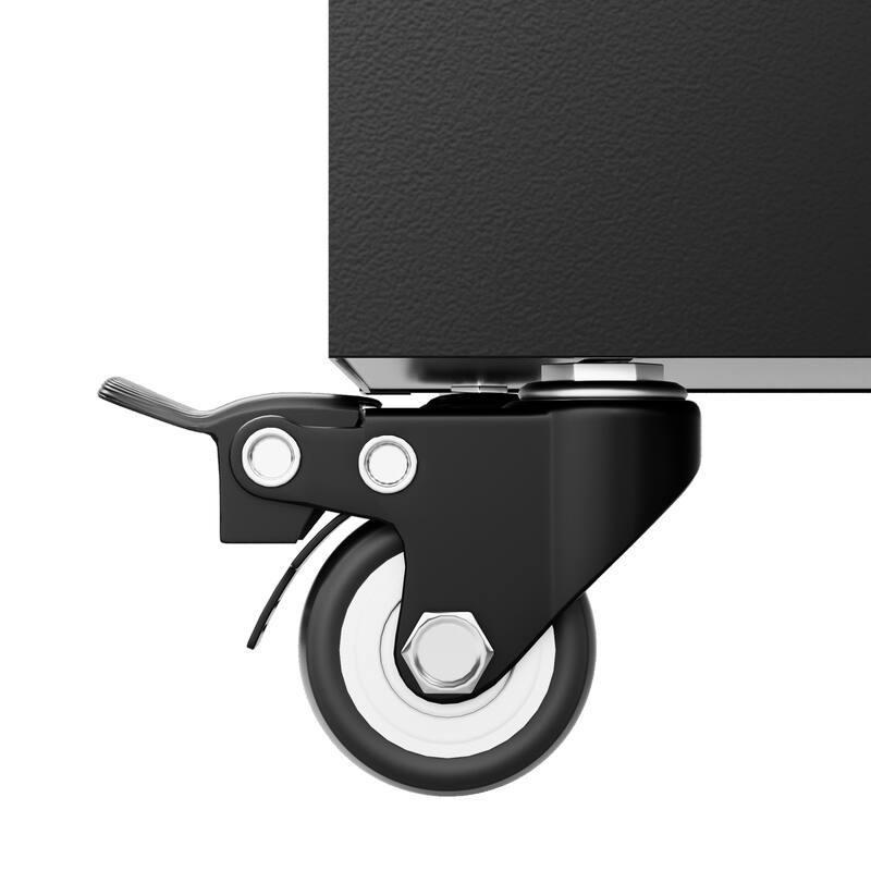 Outdoor Elevated Planter Box with Trellis Casters for balconies garden