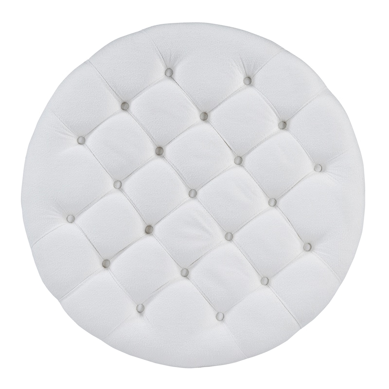 Modern Large Round Ottoman Coffee Table