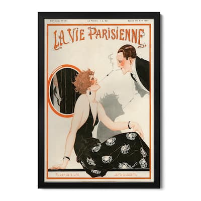 1921 La Vie Parisienne Magazine Cover Premium Framed Poster by The Advertising Archives