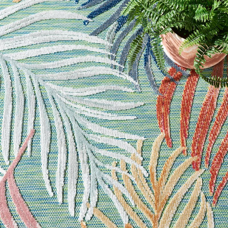 SAFAVIEH Cabana Tawnee Indoor/ Outdoor Waterproof Transitional Rug