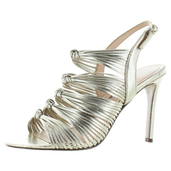 women's metallic heels