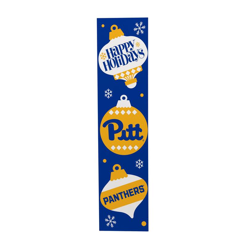 47" Double Sided Seasonal Porch Leaner, University of Pittsburgh - 47" x 11.25"