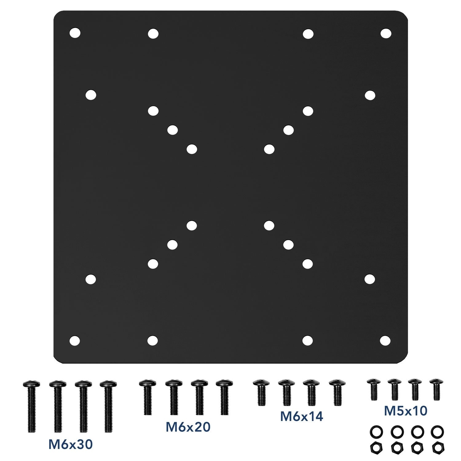 Mount-It! VESA Mount Adapter Plate Allows 75x75, 100x100 to Fit