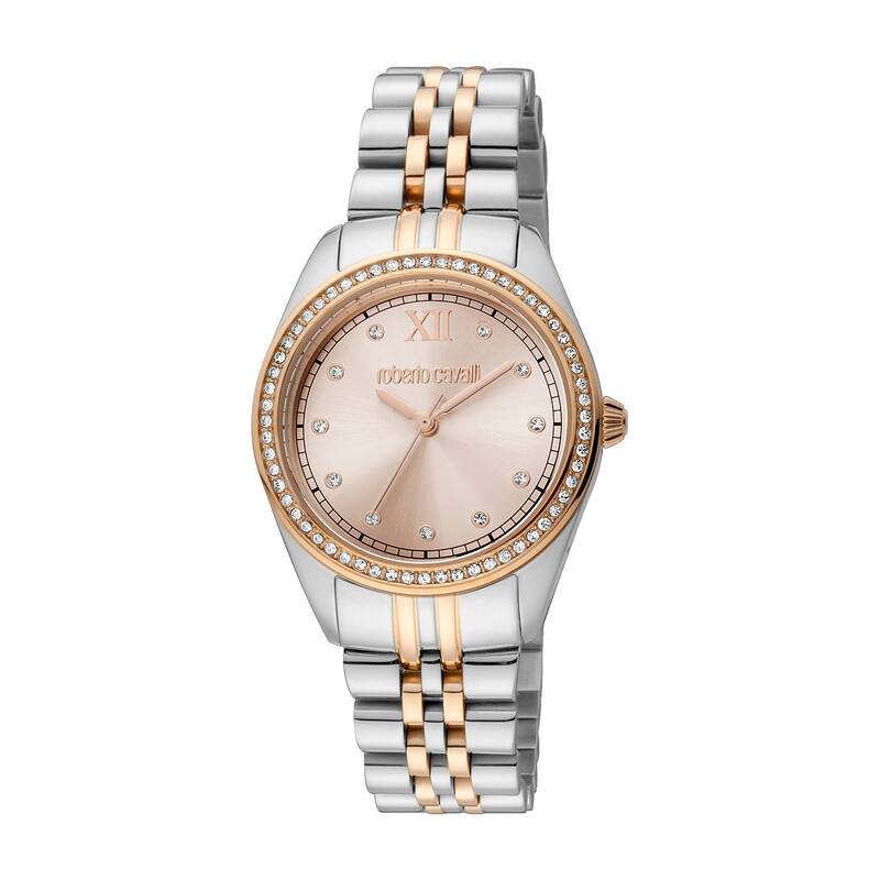 Roberto Cavalli Women RC5L036M0095 Quartz Watch - Two-Tone