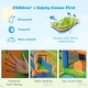 preview thumbnail 6 of 7, Gymax Inflatable Water Slide Giant Bounce Castle w/ Dual Climbing