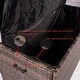 preview thumbnail 12 of 12, Outdoor 296 Gallon Large Rattan Deck Storage Box by Moda Furnishings