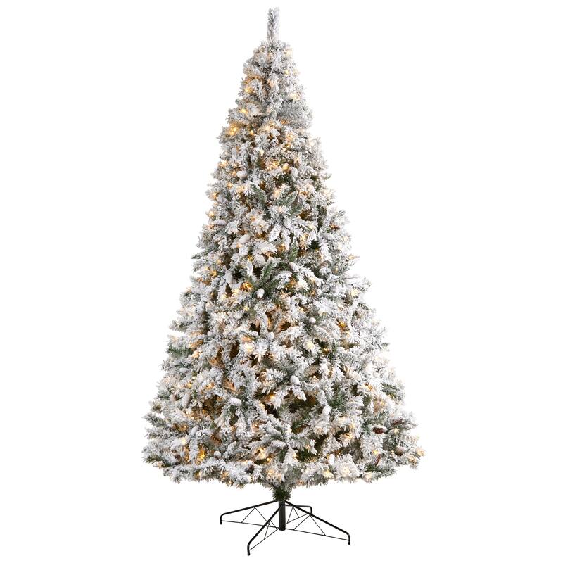 10' White River Mountain Artificial Christmas Tree Warm Clear LED - over-10-feet