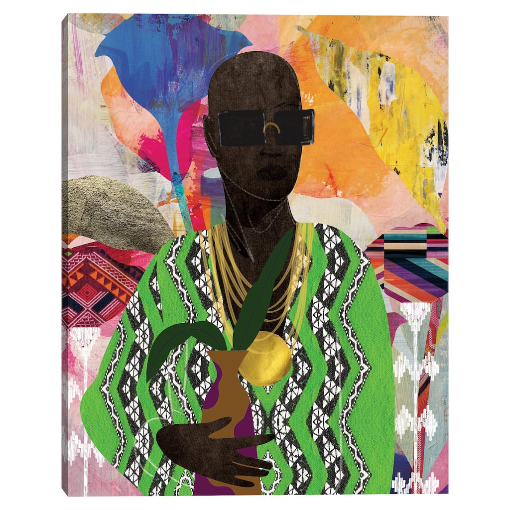 Modern Turban King 12 by Nikki Chu Canvas Art Print