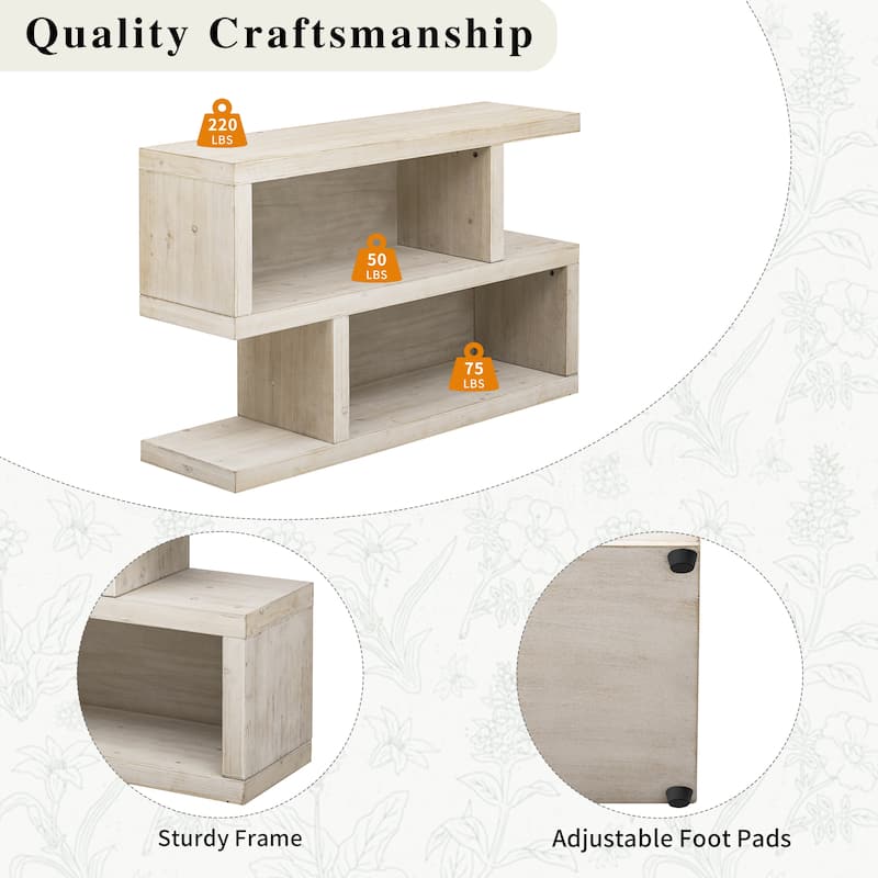 Narrow Console Table with Symmetrical Design