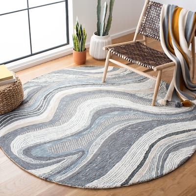 SAFAVIEH, Handmade Soho Natosha Abstract Wool Rug