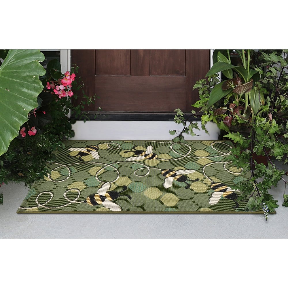 Liora Manne Esencia Bee Free Indoor/Outdoor Mat