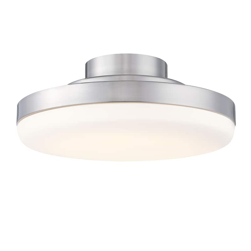 TriAire Ceiling Fan 12-inch Correlated Color Temperature (CCT) Select LED Light Kit - Brushed Nickel