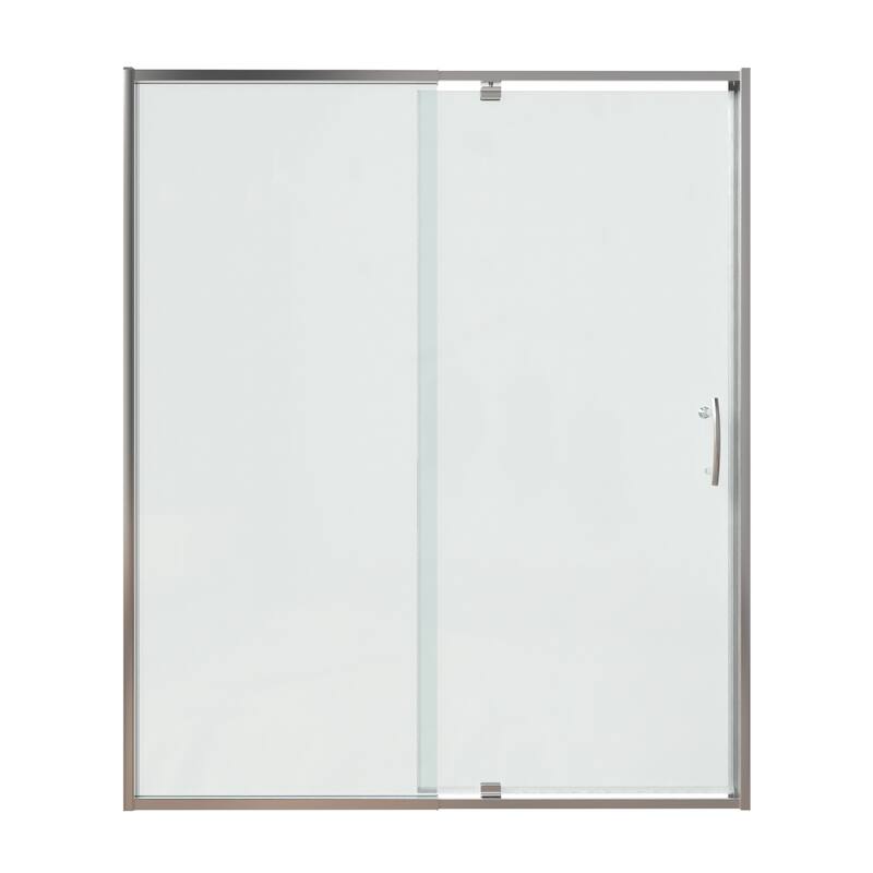 Modland 42''/48''/54''/60''W x 71''H Frameless Pivot Swing Shower Door Enclosure with 1/4" SGCC Tempered Glass Door