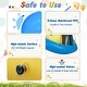 preview thumbnail 8 of 7, 7.5 Foot Giant Inflatable Dome Rocker Bouncer with 6 Built-in Handles for Kids