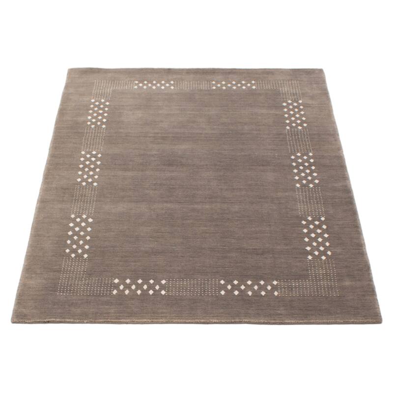 Kashkuli Gabbeh Grey Rug 4'7" x 6'6" - 4'7 x 6'6
