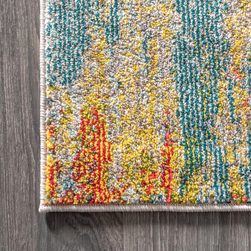 JONATHAN Y Groovy POP Modern Abstract Vintage Waterfall Area Rug