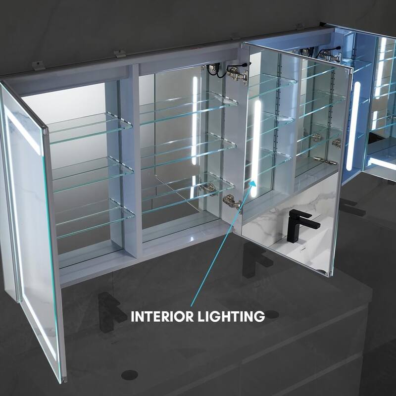 Blossom LED Lighted Mirror Medicine Cabinet for Bathroom