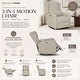 preview thumbnail 63 of 64, Madison Park Candace Power Recliner 3-in-1 with Swivel, Glider, USB Ports