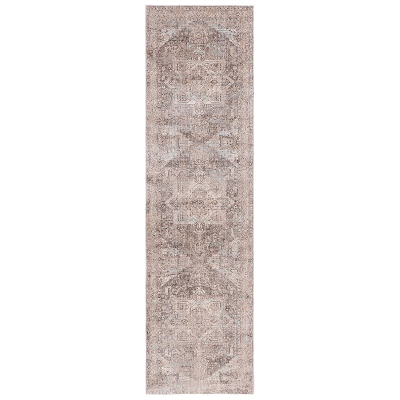 SAFAVIEH Vintage Persian Gertrude Oriental Medallion Rug - 2'2" x 8' Runner - Brown/Beige
