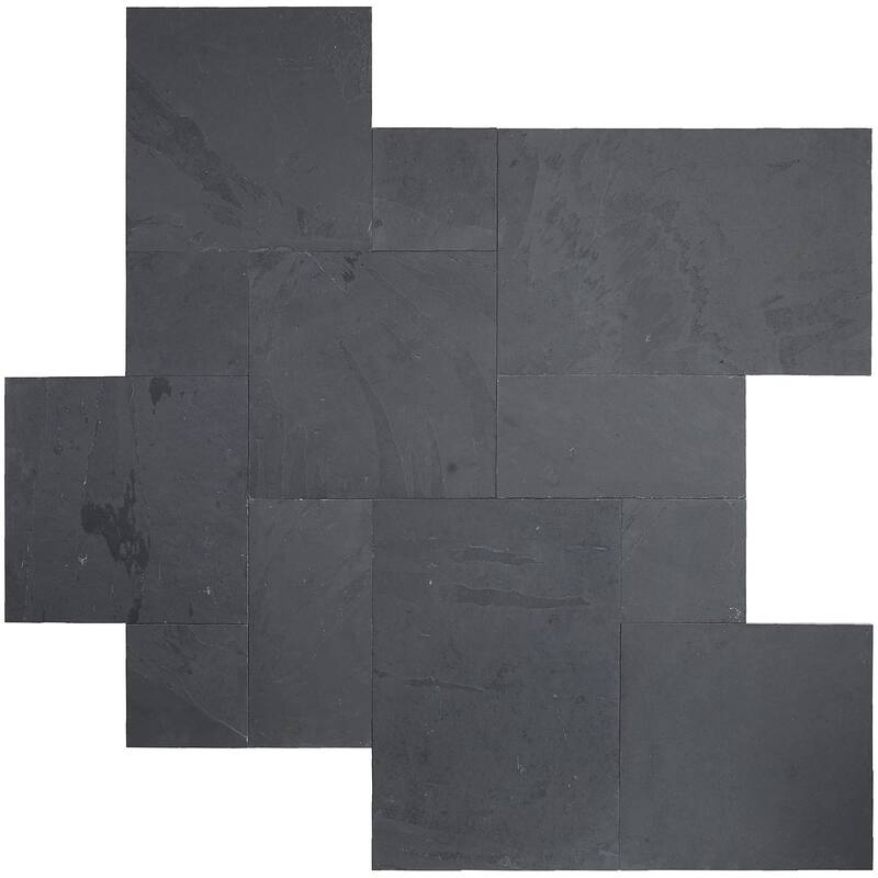 Ackland AKTLTCAM-PATG-PL Camden - 16" x 24" Versailles Floor and Wall - Charcoal