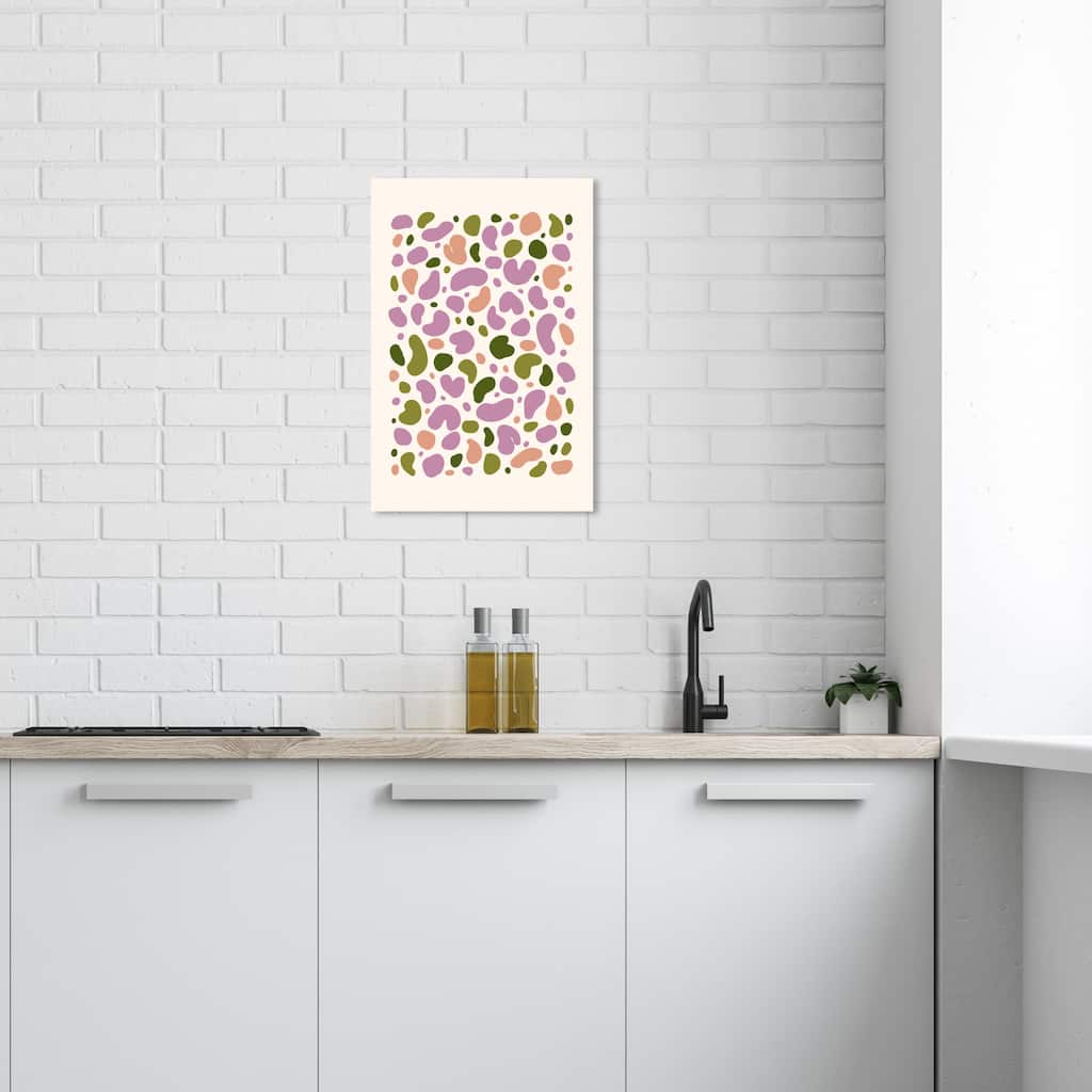 Wynwood Studio Canvas Abstract Petals Impression Purple and Pastel Purple Modern & Contemporary Wall Art Canvas Print