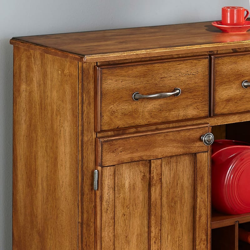 Homestyles Buffet Of Buffets Brown Wood Buffet - 42" x 17" x 36"