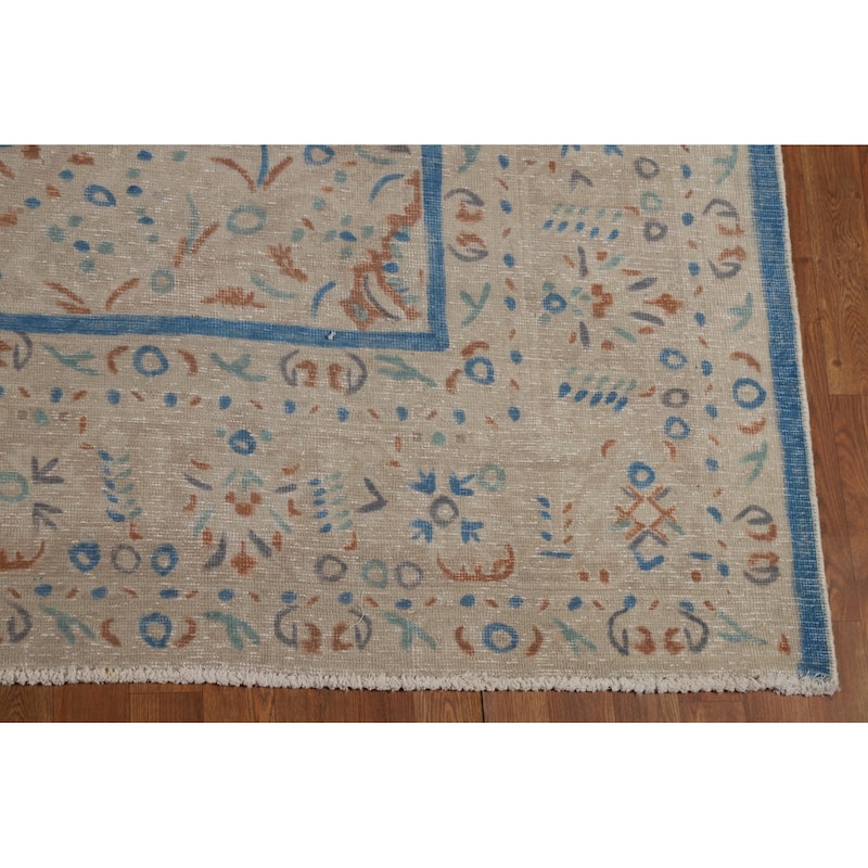 Tabriz Persian Area Rug Handmade Floral Wool Carpet - 8'3"x 11'3"