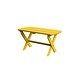 preview thumbnail 12 of 14, Poly Folding Oval Coffee Table Lemon Yellow