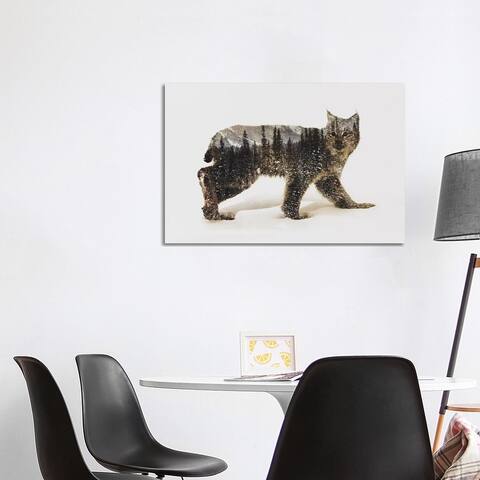 iCanvas "Lynx II" by Andreas Lie Canvas Print