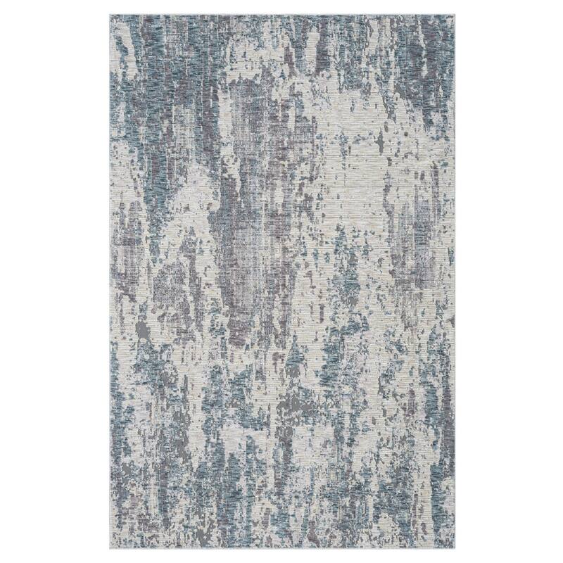 Kiwuw Abstract Modern Woven Area Rug By HomeRoots