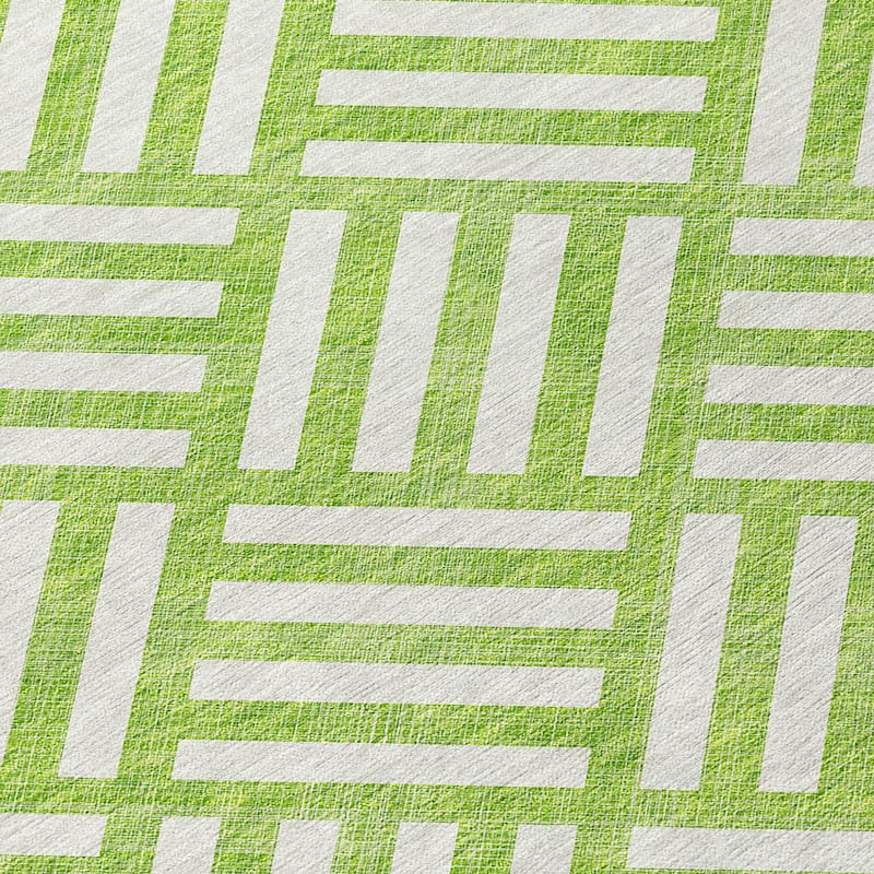 HomeRoots Geometric Transitional Rectangle Outdoor Rug
