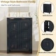 preview thumbnail 45 of 161, GDFStudio - Elysia Wood Bathroom Vanity with Ceramic Sink & Storage Cabinet Organizer