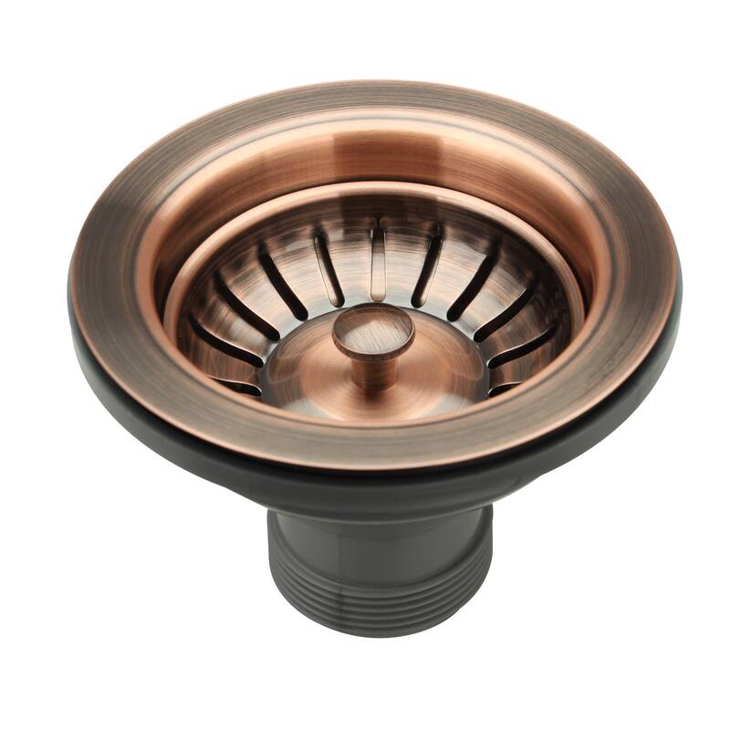 Kitchen Sink Stopper Strainer Drain(1.5" connector) - Antique Copper