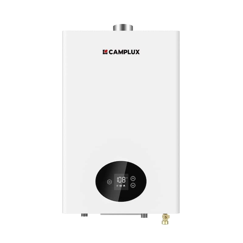 CAMPLUX CX Series 3.6 GPM 82,000 BTU Indoor Instant Propane Tankless Water Heater - White