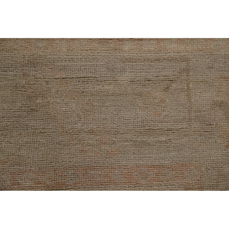 Oushak Turkish Large Area Rug Hand-knotted Wool Carpet - 9'9" x 13'8"