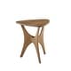 preview thumbnail 6 of 11, Carson Carrington Vintrosa Brown Triangle Wood Side Table