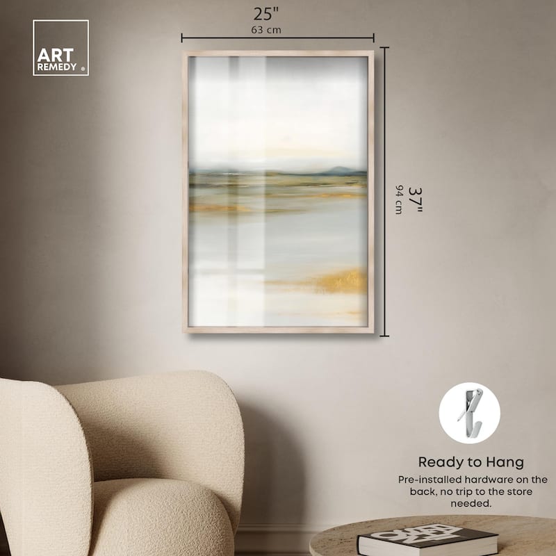 Misty Expanse I Shadowbox by Art Remedy