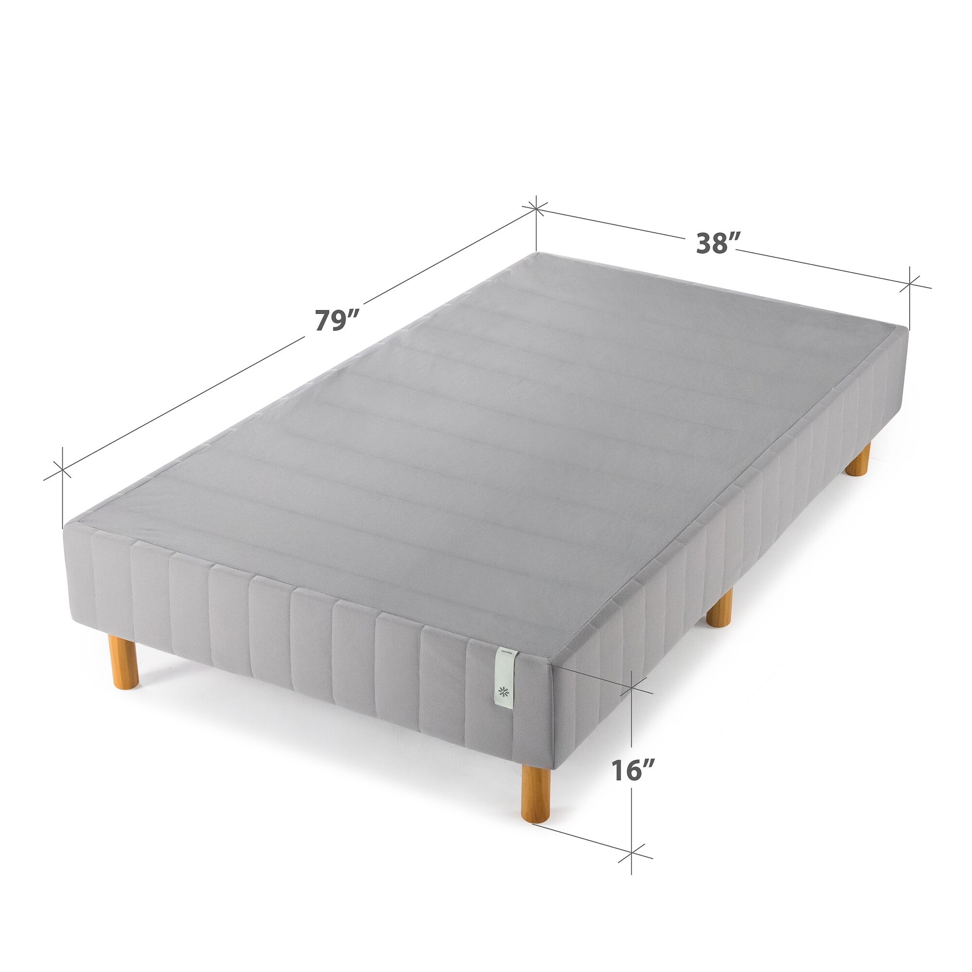 Shop Priage By Zinus Good Design Winner Grey Metal Mattress