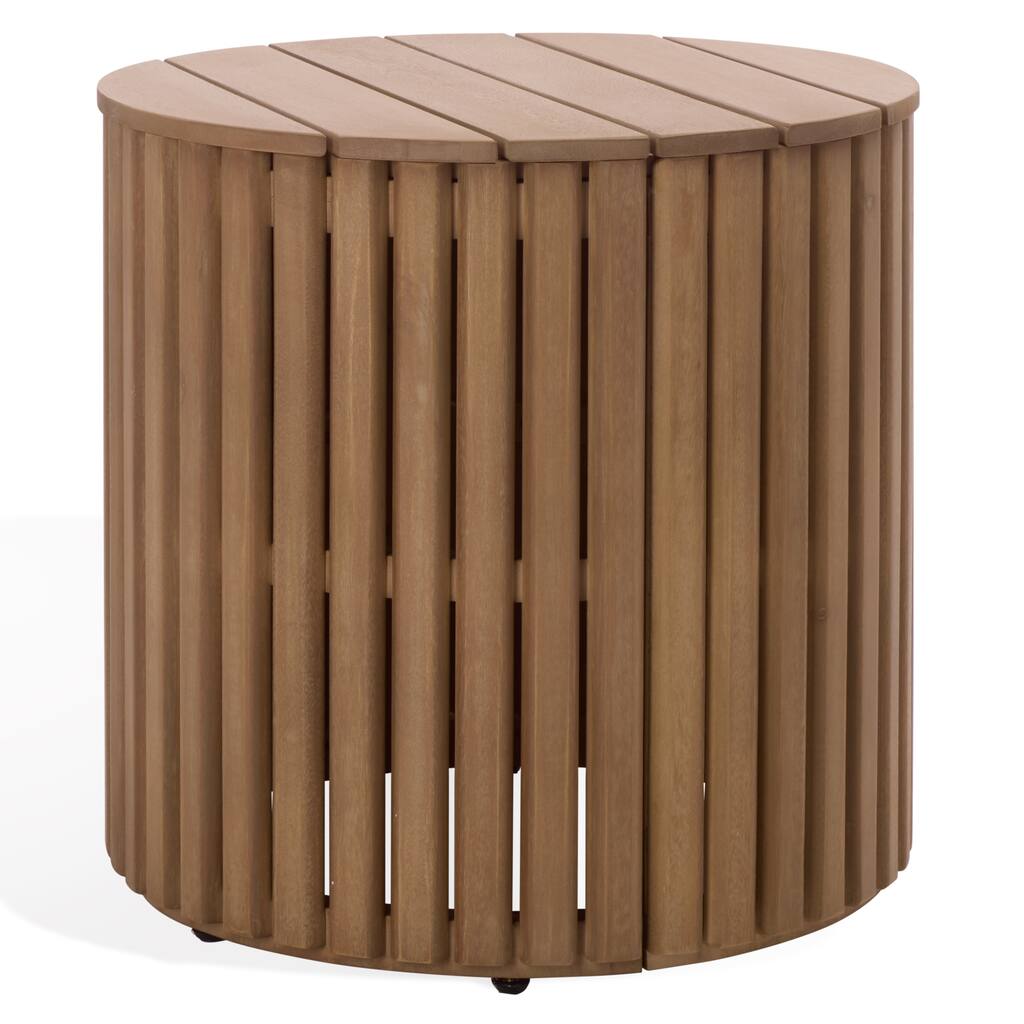 SAFAVIEH Couture Arielle Eucalyptus Wood Accent Table - 18"W x 18"D x 18"H