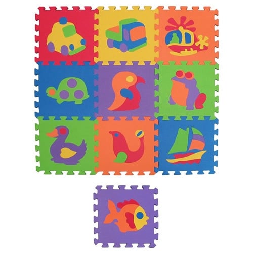 Shop Edu Tiles Foam Floor Puzzle 10 Piece Set - Free ...