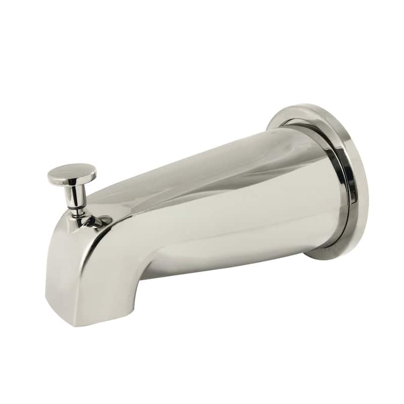 Kingston Brass Showerscape Diverter Tub Spout with Flange - Polished Nickel