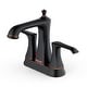 preview thumbnail 25 of 29, Karran Woodburn Two-Hole 2-Handle Bathroom Faucet with Matching Pop-Up Drain