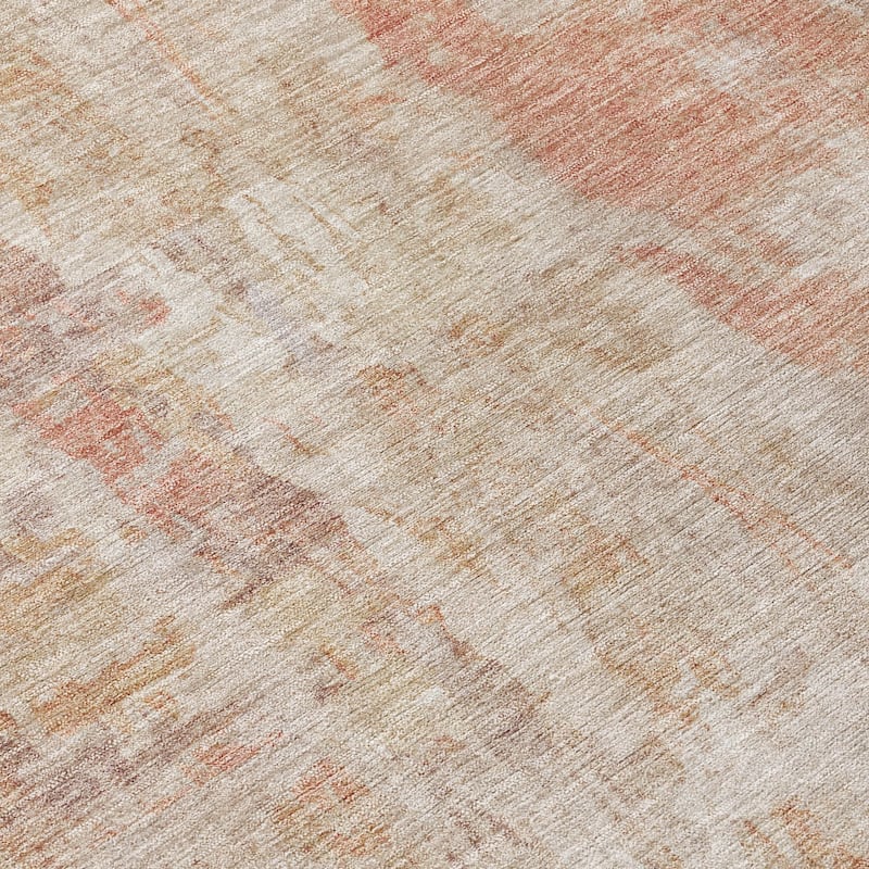 Machine Washable Indoor/ Outdoor Muted Ombre Chantille Rug