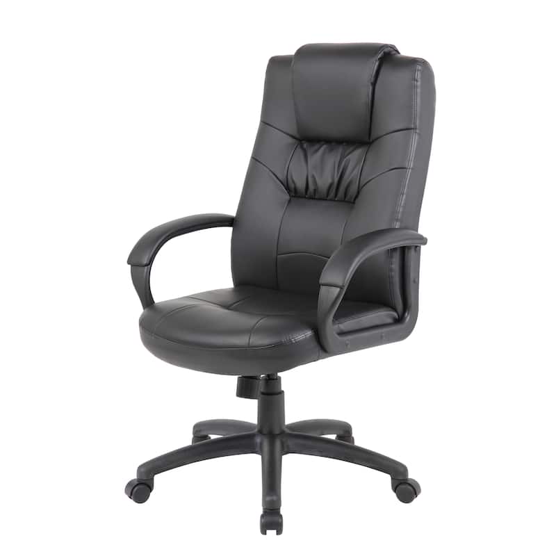 Boss Executive High Back LeatherPlus Bonded Leather Chair