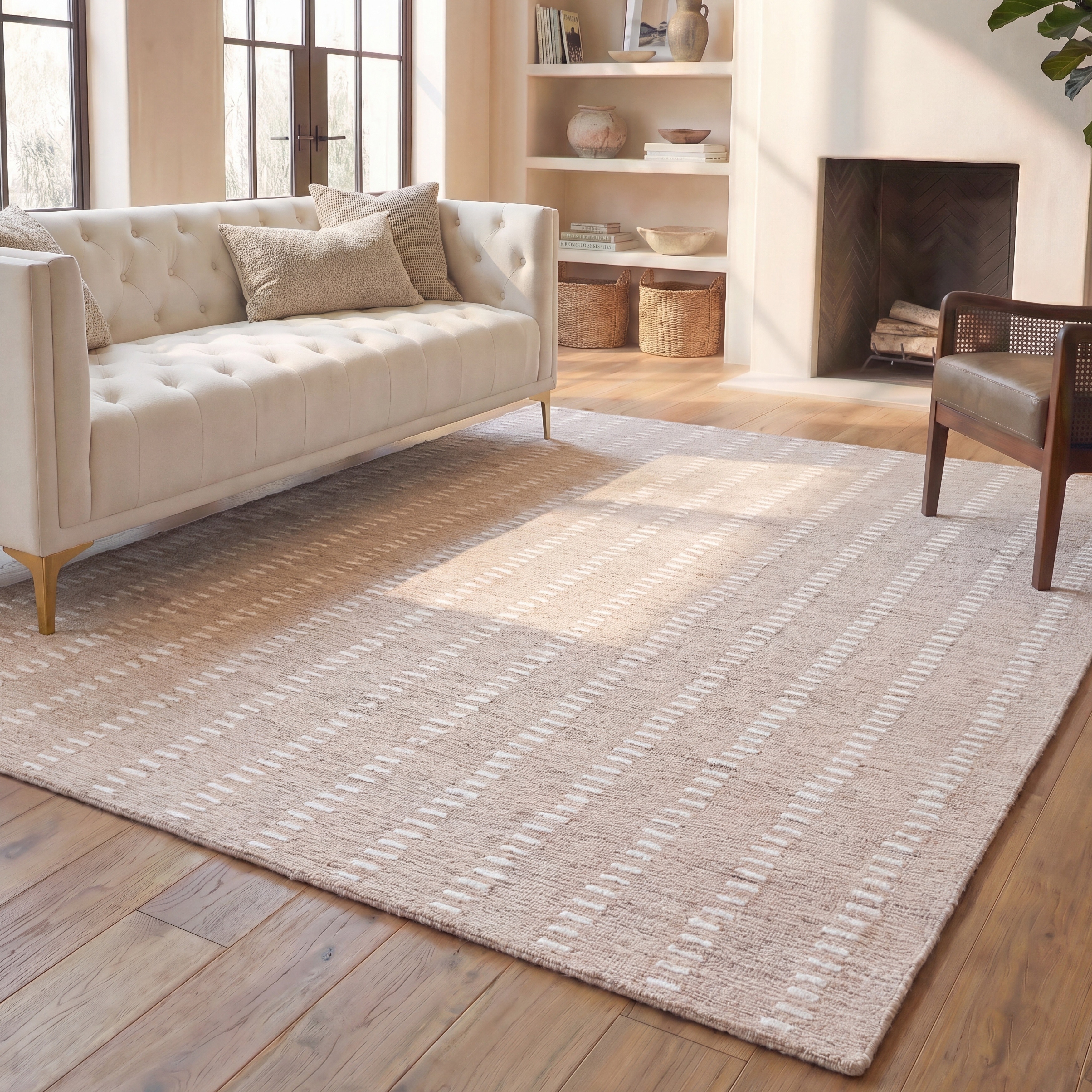 SAFAVIEH Handmade Abstract Efterpi Contemporary Wool Rug